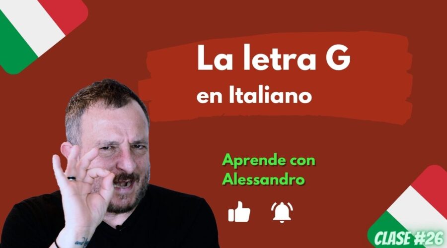 La fonética de la G en italiano