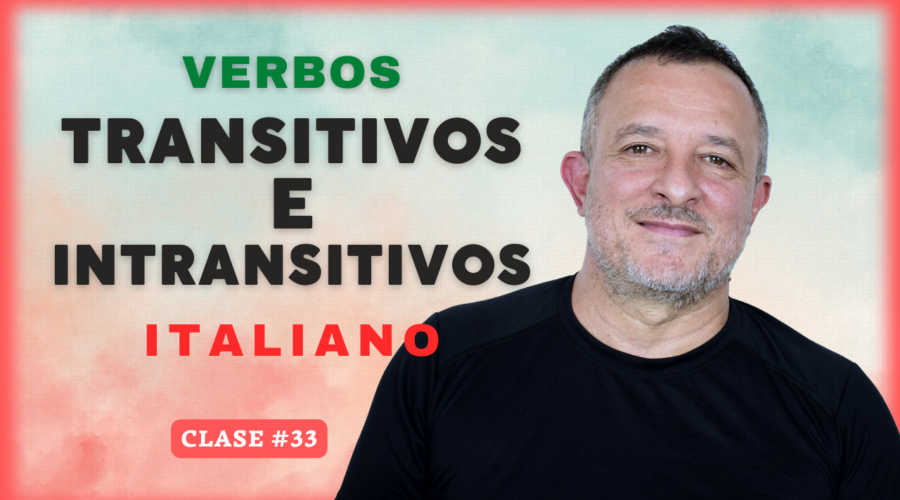 Verbos transitivos e intransitivos italianos